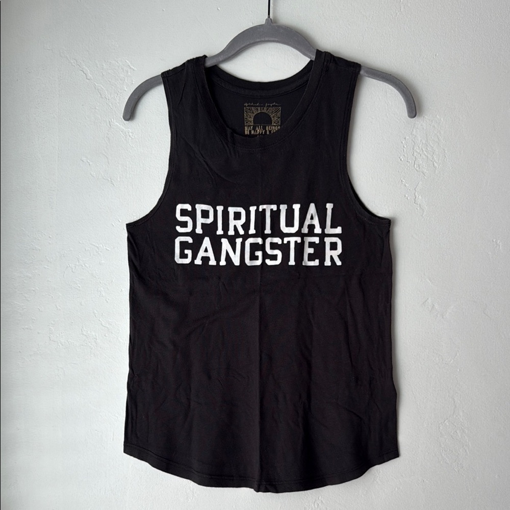 ⭐️SOLD⭐️ Spiritual Gangster Black Sleeveless Top size XS